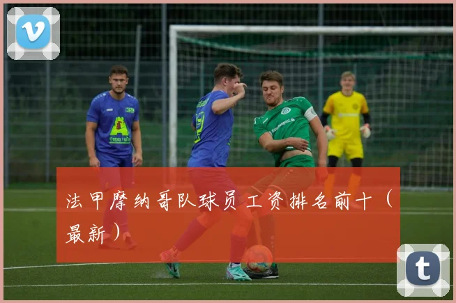 法甲摩纳哥队球员工资排名前十（最新）